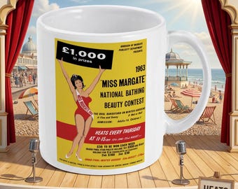 Miss Margate 1963 National Bathing Beauty Contest Becher (11 oz)