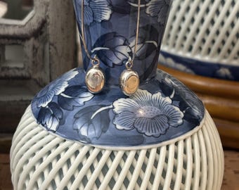 Sterling Silver earrings accentuated with Silver Drops