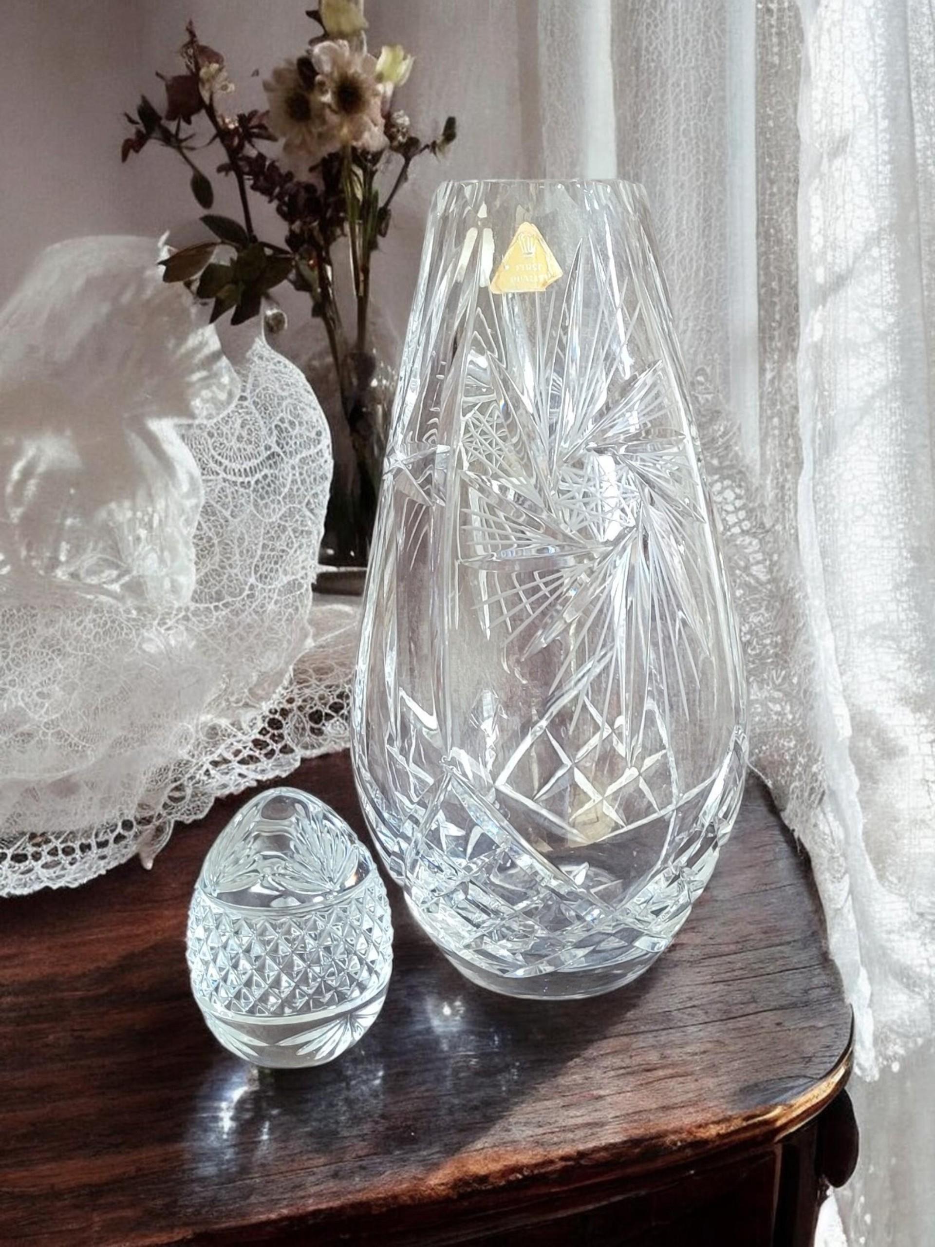 Vase Bleikristall - Etsy