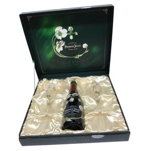 Perrie Jouet Fleur de Champagne 1996 Empty Bottle 2 Flutes Gift Box