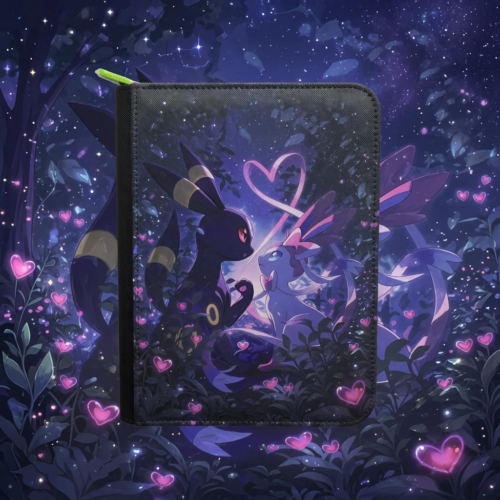 Umbreon and Sylveon Binder 4 Pockets <3