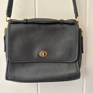 Coach Glovetanned Leather - Etsy