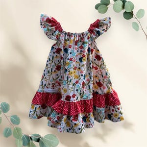 Mädchen Kleid-Ostern Kleid-Geburtstag Kleid-Ostern Kleid-Twirl Kleid-Ostern Kleid-Ostern Kleid-Baby Outfit-Rüschen Kleid-Baby-Geschenk