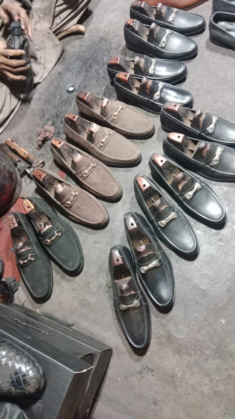 Black Cap Toe Oxfords for Men, Handmade Leather Dress Shoes, Formal Lace Ups, Executive Business Attire, Wedding Ready Footwear image 9