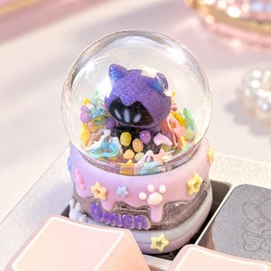 VALORANT Agent Glass Globe Keycaps | Miniature Keyboard Decor | Gaming Keycap