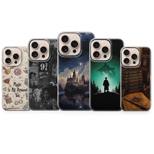 Harry-Potter-Collage-Handyhülle – Zauberer-Cover für iPhone 18 Pro, 17, 16, 15, 14, 13, Samsung S26 Ultra, S25, A57, A17, A16, Pixel 11, 10 Pro, 9 Pro