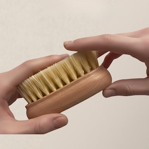Nagelborstel | 100% natuurlijke tampico cactusvezels | Nagel- en nagriemreiniger | Houten handvat | Manicure spa cadeau