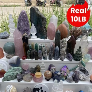 Large Crystal Mystery Box 10LB+ | Mixed Natural Mineral Specimens | Bulk Wholesale Stone Lot | Large Pieces for Collectors & Decor