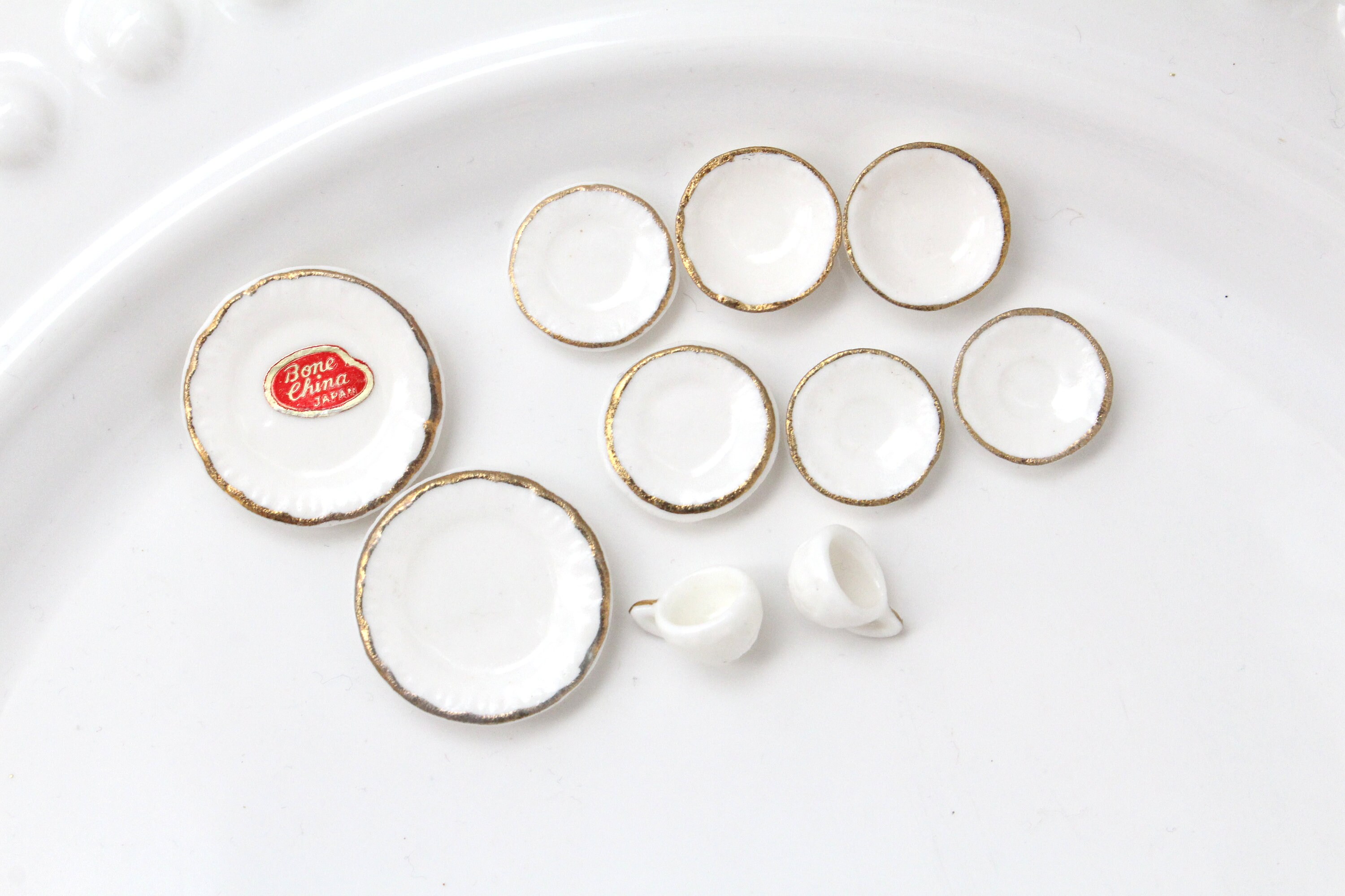 DOLLHOUSE MINIATURE Dish Set of 10 Collectionible Little Etsy