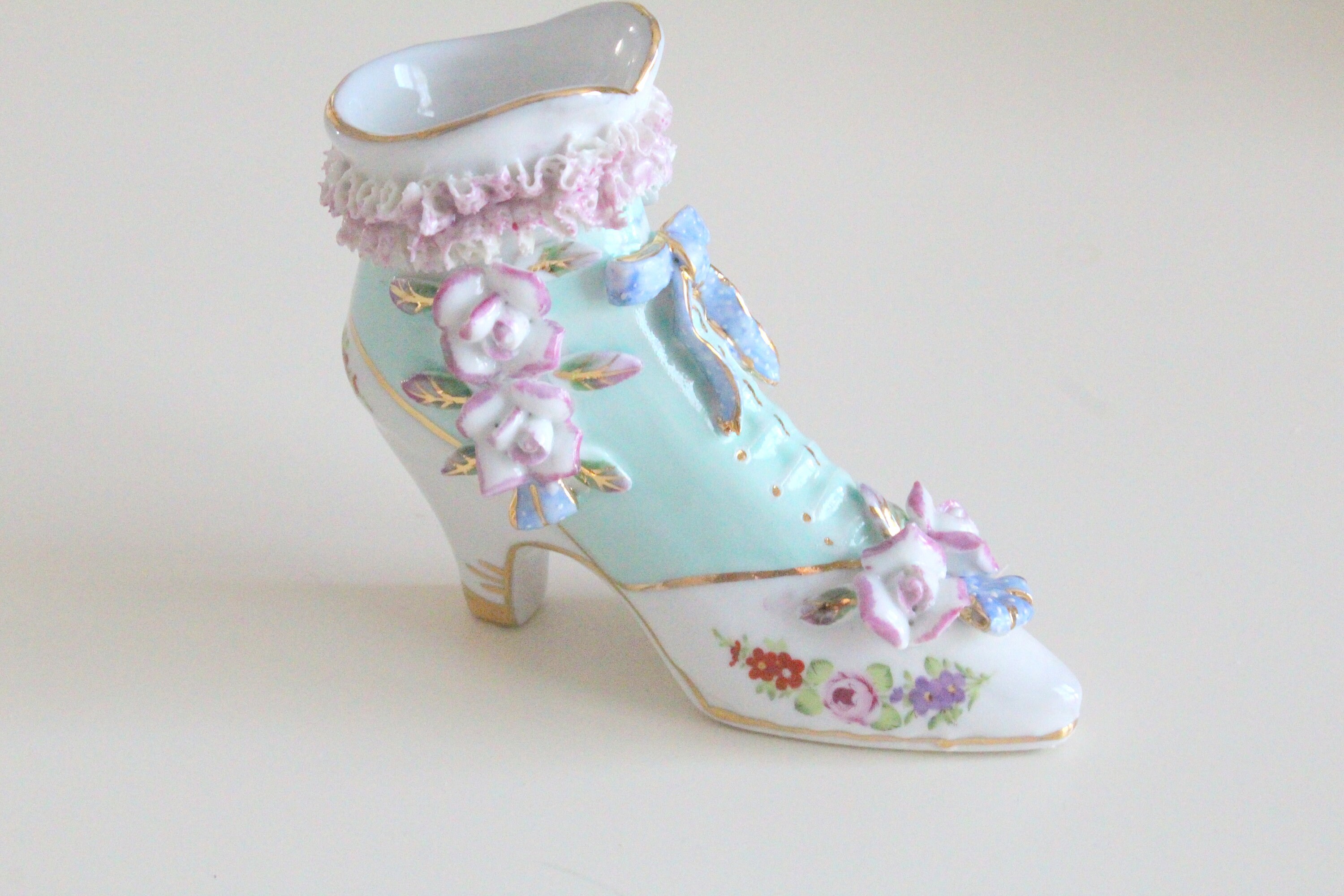 LIMOGES CHINA SHOE Porcelain Marie Inspired Etsy
