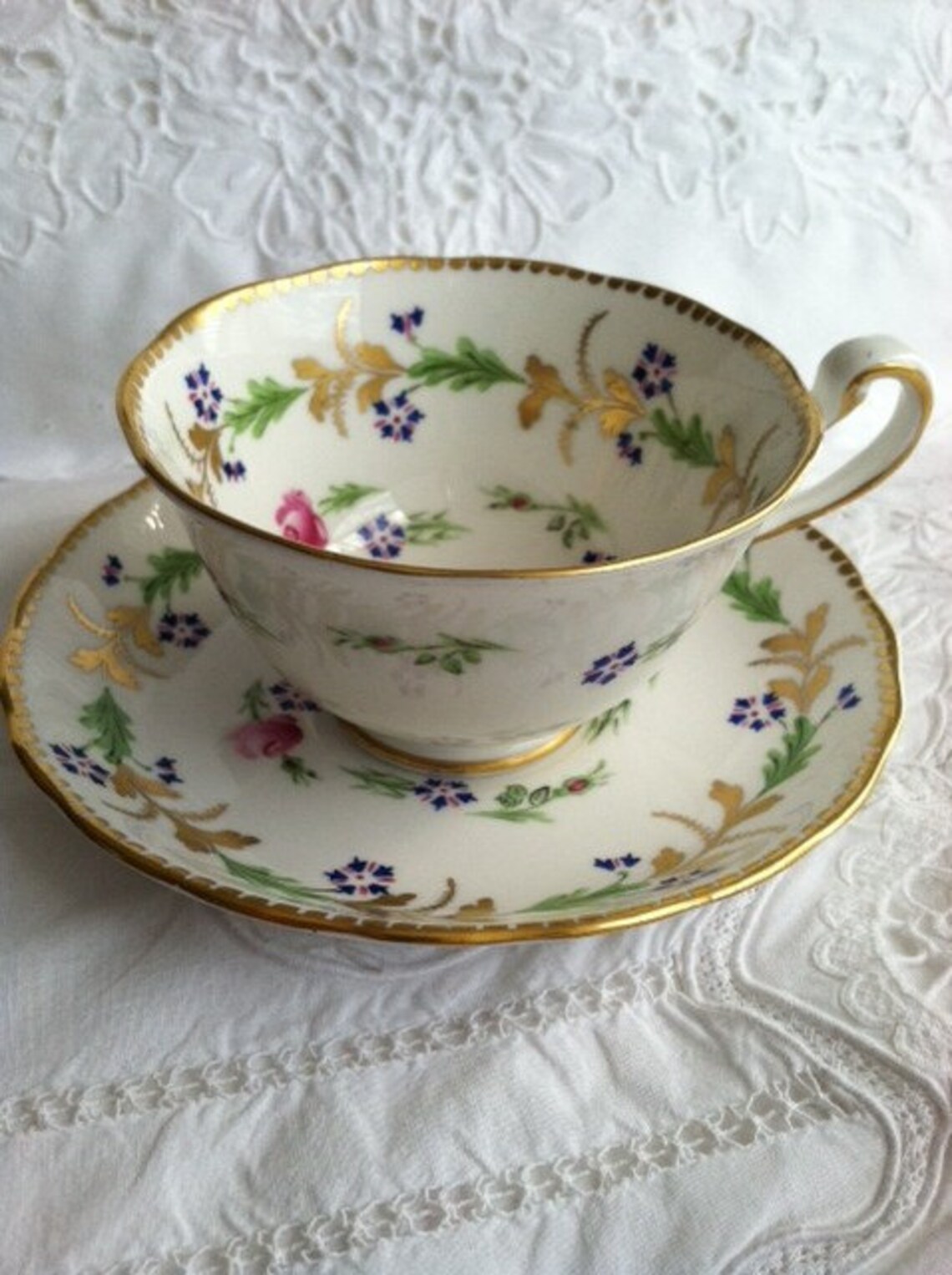 Royal Chelsea Bone China Made In England Tea Cup and Saucer Etsy
