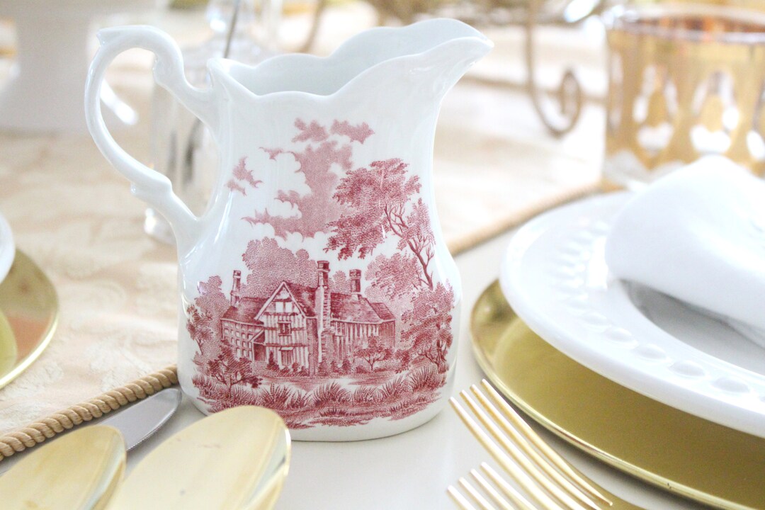 CREAMER ENGLISH by Alfred Meakin English Ironstone Romantic Etsy