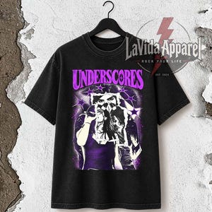 Underscores Unisex T-shirt - Inspirerad kraftig bomullströja - Unisexskjorta