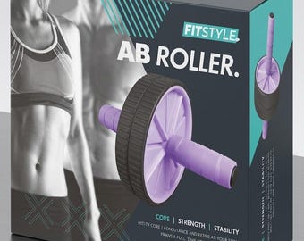 FitStyle Ab Roller Purple