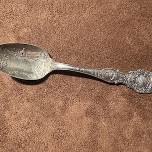 Antique St. Louis “The World’s Fair” sterling silver souvenir spoon - Missouri History
