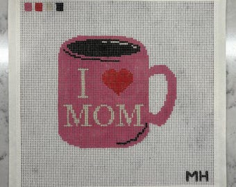 Mother's Day Mug needlepoint canvas