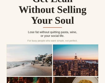 Fat Loss Guide for Busy people who want to enjoy life (Instant Digital Download)