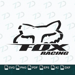 Fox Racing Logo Svg - Etsy