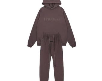 Essentials Hoodie Trainingspak Set | Oversized fleece sweatshirt joggingpak set