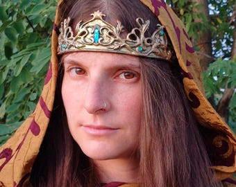 READY TO SHIP Customizable Elven Crown - Fantasy Larp Cosplay Headdress