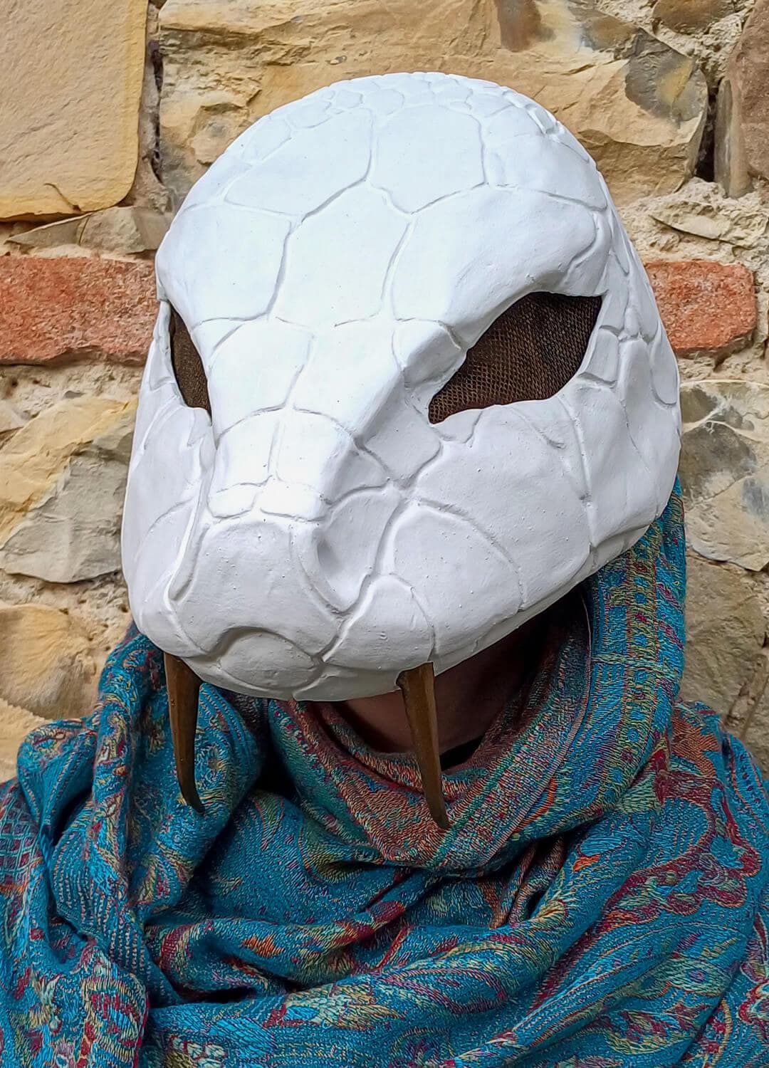 MADE TO ORDER Nara Desert Snake Mask - Resin Larp Cosplay Ritual