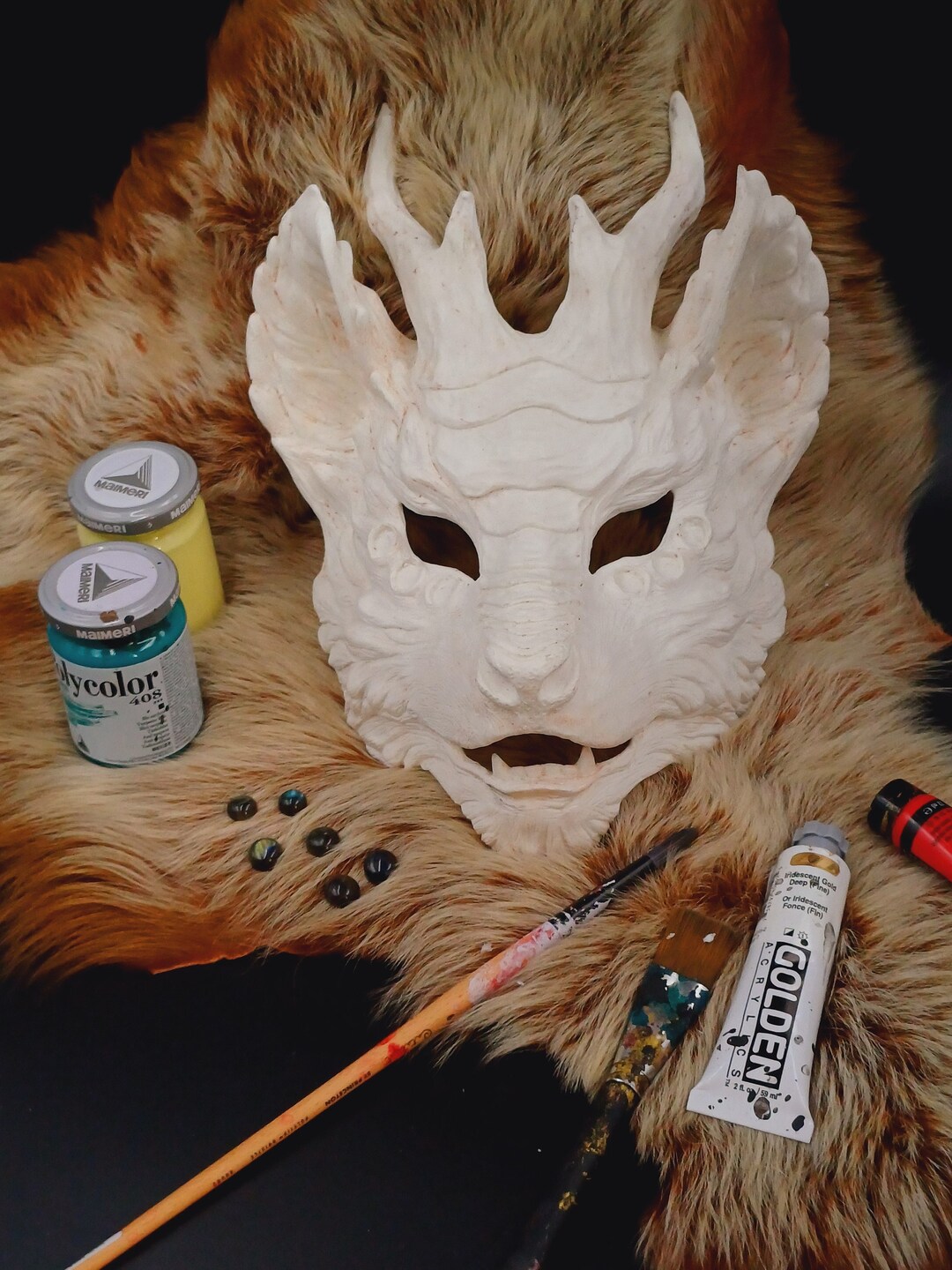 READY TO SHIP Blank Kirin Qilin Larp Fantasy Renaissance Cosplay ...
