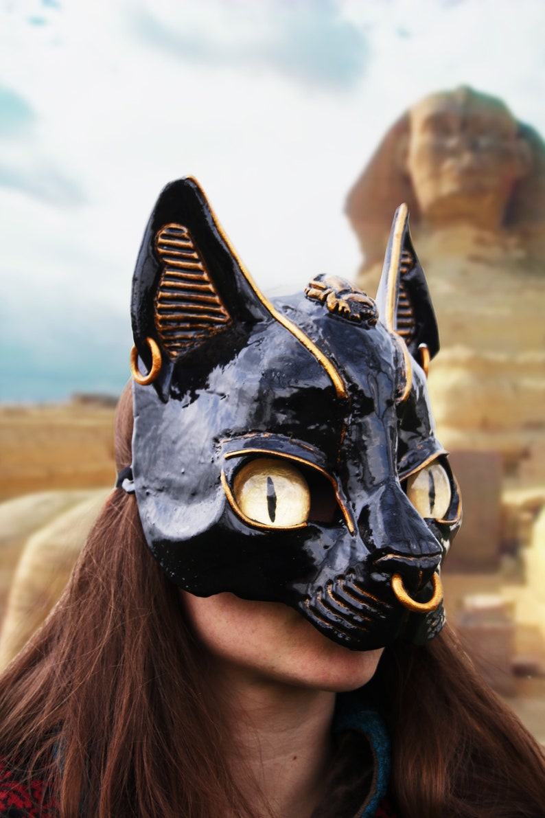 MADE TO ORDER bastet bast foam mask egypt egyptian goddess Etsy