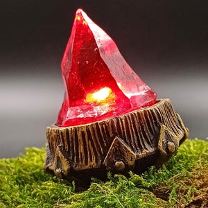 READY TO SHIP Wunderkammer Glowing Crystal Prop - Light Up for Cosplay Larp