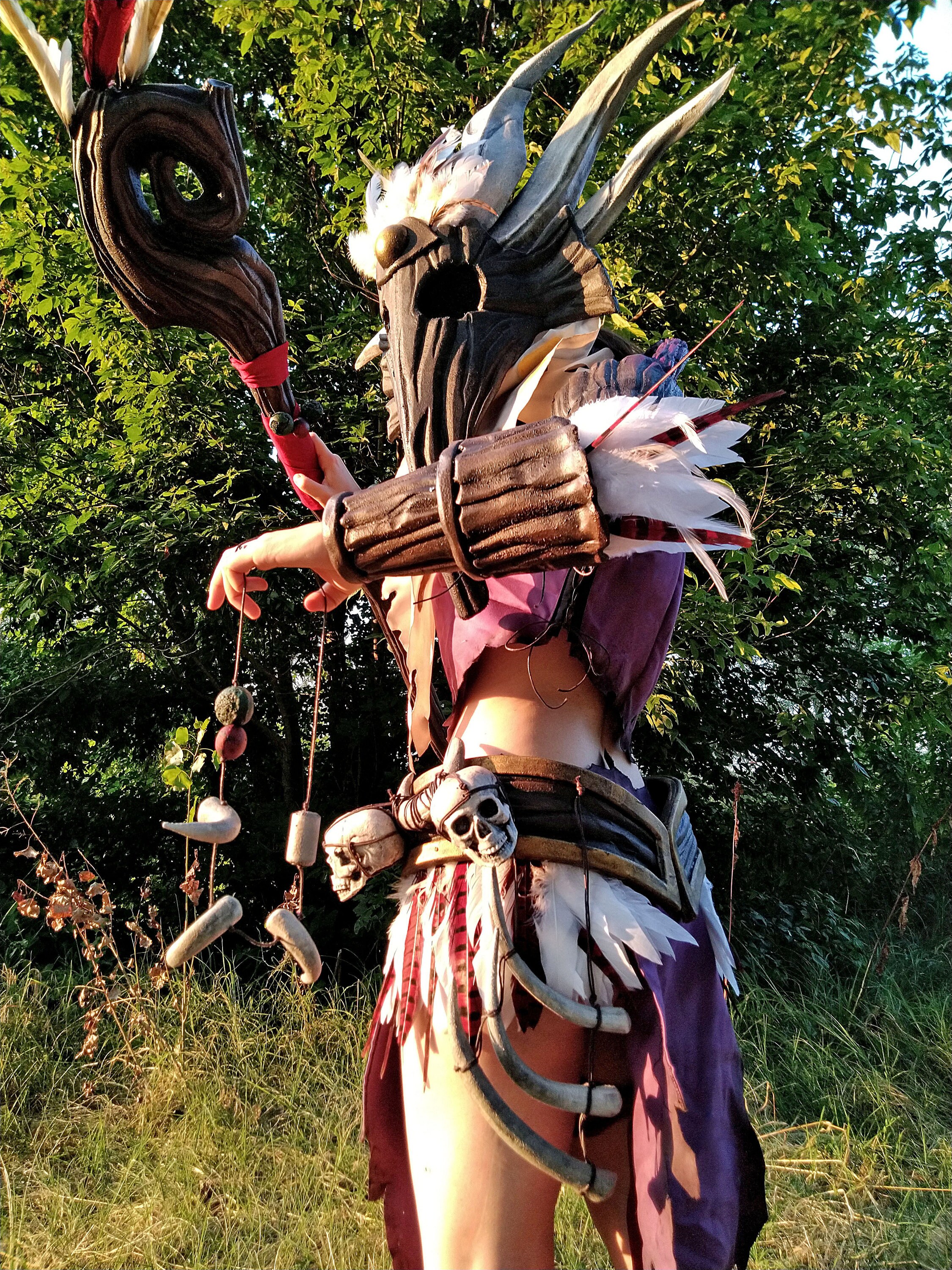 Witch Doctor Halloween Costume 2022 Made To Order Witch Doctor Diablo Full Cosplay Costume Etsy India