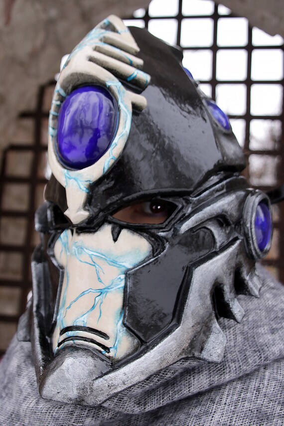 READY TO SHIP - Warhammer farseer eldar harlequin mask cosplay costume Larp  fantasy wh40k 40k Arebennian Rillietann