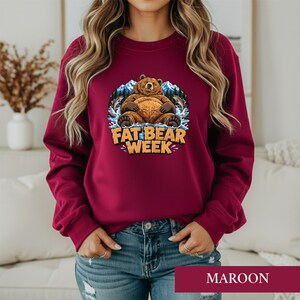 Fat Bear Week Shirt, Funny Grizzly Bear Tee, National Park Nature Lover Gift