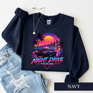 Synthwave Car Shirt, Retro 80s Cyberpunk Tee, Vaporwave Racing Tshirt, Car Lover Gift