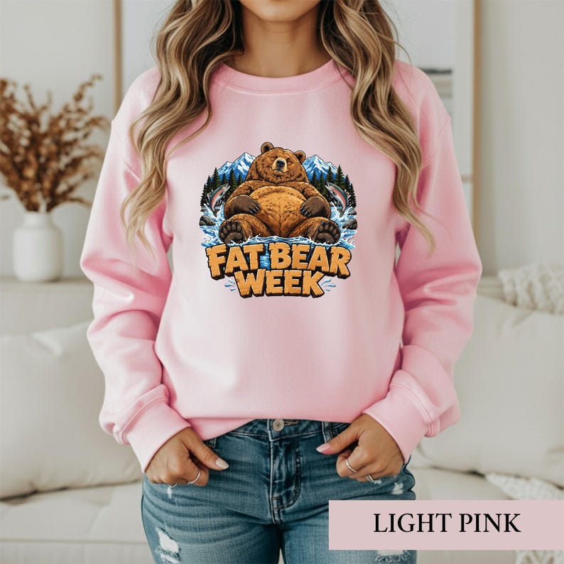 Fat Bear Week Shirt, Funny Grizzly Bear Tee, National Park Nature Lover Gift
