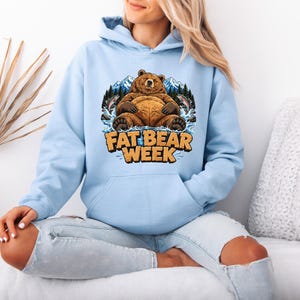 Fat Bear Week Shirt, Funny Grizzly Bear Tee, National Park Nature Lover Gift
