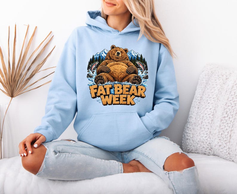 Fat Bear Week Shirt, Funny Grizzly Bear Tee, National Park Nature Lover Gift