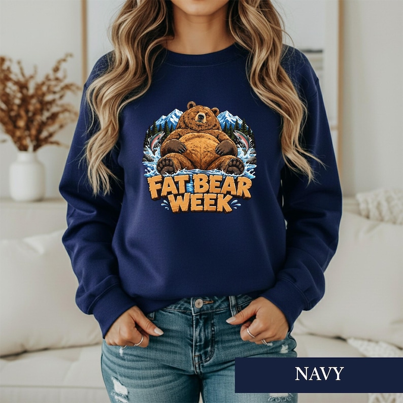 Fat Bear Week Shirt, Funny Grizzly Bear Tee, National Park Nature Lover Gift