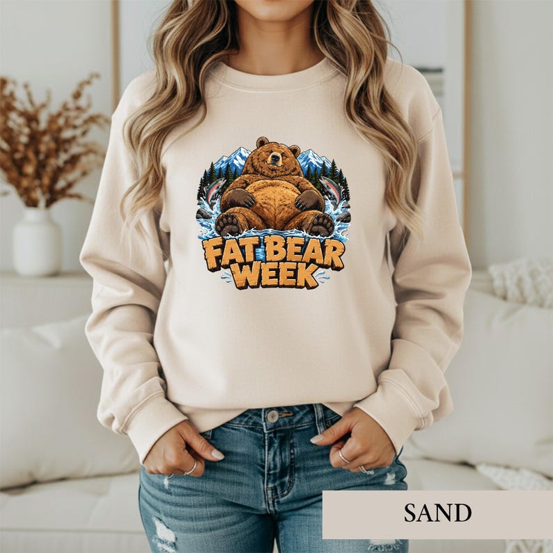 Fat Bear Week Shirt, Funny Grizzly Bear Tee, National Park Nature Lover Gift