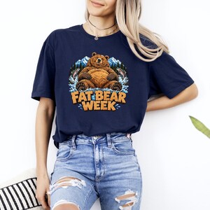 Fat Bear Week Shirt, Funny Grizzly Bear Tee, National Park Nature Lover Gift