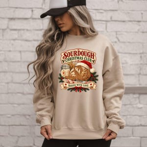 Sourdough Christmas Shirt, Retro Baker Holiday Tee, Baking Lover Gift