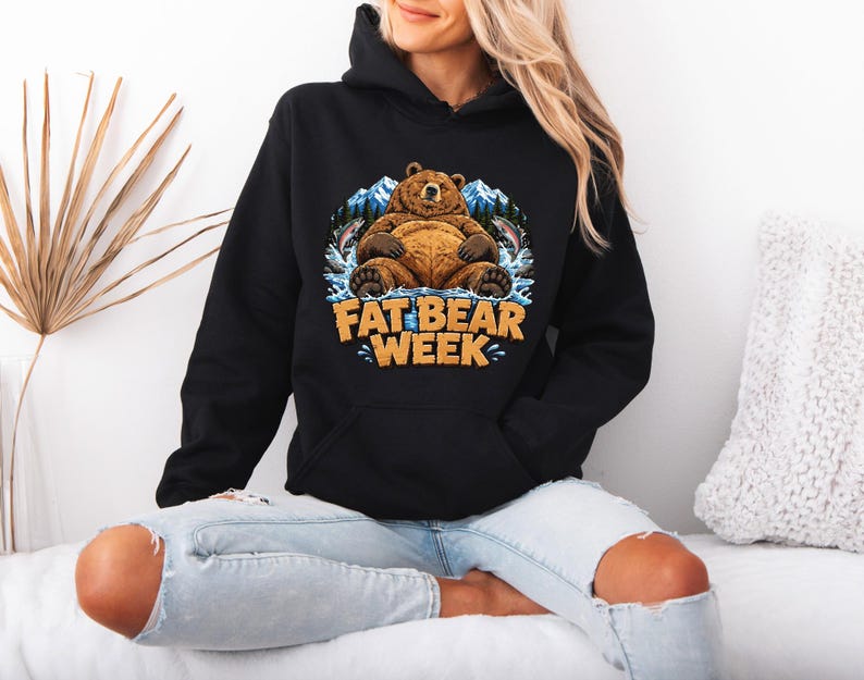 Fat Bear Week Shirt, Funny Grizzly Bear Tee, National Park Nature Lover Gift
