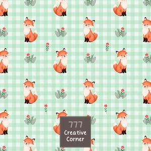 Woodland Bears Seamless Pattern Digital Paper, Bears Fabric Design, Forest Background, Wild Animals Nursery Decor