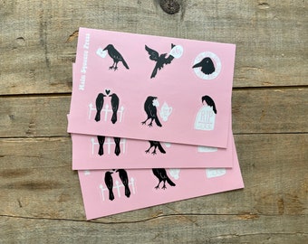 Crow Sticker Sheet