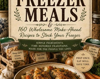 Kochbuch „Farmhouse Freezer Meals“: 160 Rezepte zum Vorbereiten (Digitaler Download)