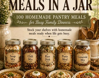 Livre de recettes « Repas de ferme en bocal » : 100 recettes maison à base d’ingrédients du garde-manger (téléchargement PDF)