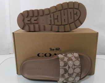 Coac slides ( Summer, holiday, fashion, ladies, girls, Ibiza, trip, designe, oach )