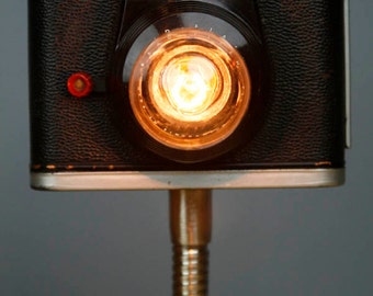 Upcycled Camera Lamp - Ansco Ready Flash