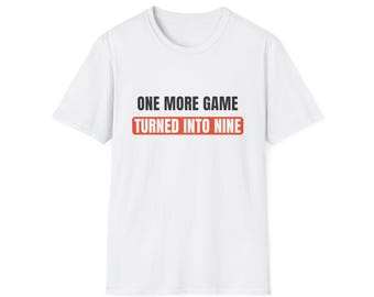 Camiseta divertida de pickleball, regalo para jugadores de pickleball, camiseta "One More Game", regalo para amantes del pickleball, jugador sarcástico de dink, regalo de cumpleaños