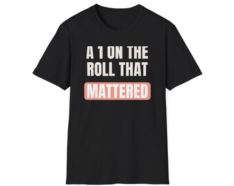 Camiseta divertida de D&D, regalo para Dungeons and Dragons, camiseta de fallo crítico Nat 1, regalo para jugadores de rol, camiseta para jugadores de juegos de mesa, regalo para Dungeon Master