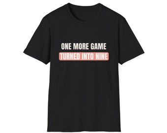 Camiseta divertida de pickleball, regalo para jugadores de pickleball, camiseta "One More Game", regalo para amantes del pickleball, jugador sarcástico de dink, regalo de cumpleaños