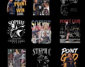 Pacchetto PNG di Sophie Cunningham Point Indiana, file digitale di Point God Basketball, basket femminile, file digitale